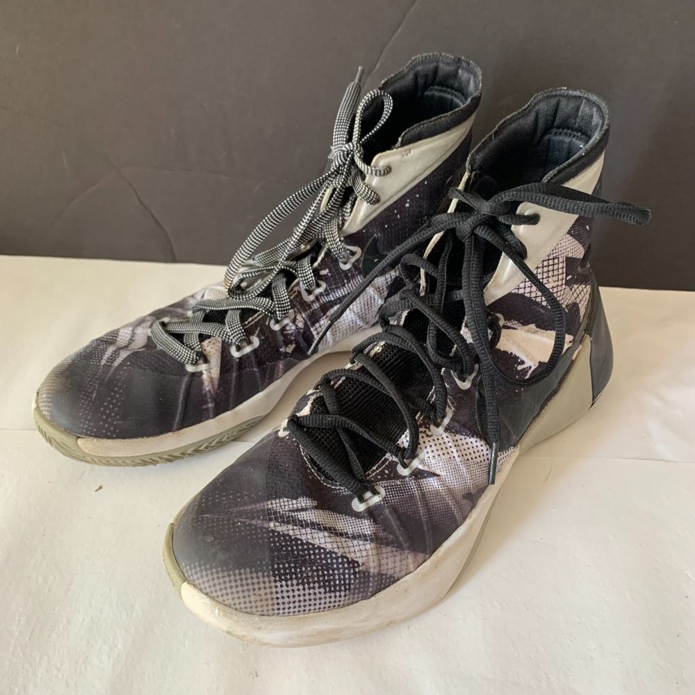 Nike Hyperdunk 2015 Premium Black SNEAKERS SIZE 8 UK 7 EUR 41